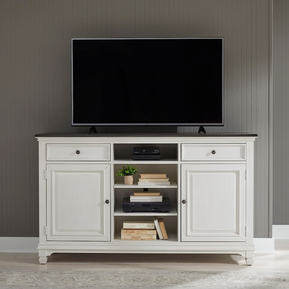 white  tv  