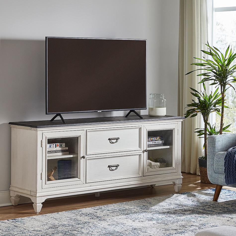 white  tv  