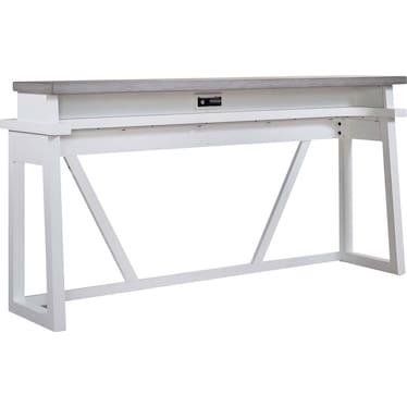 White Bar Table
