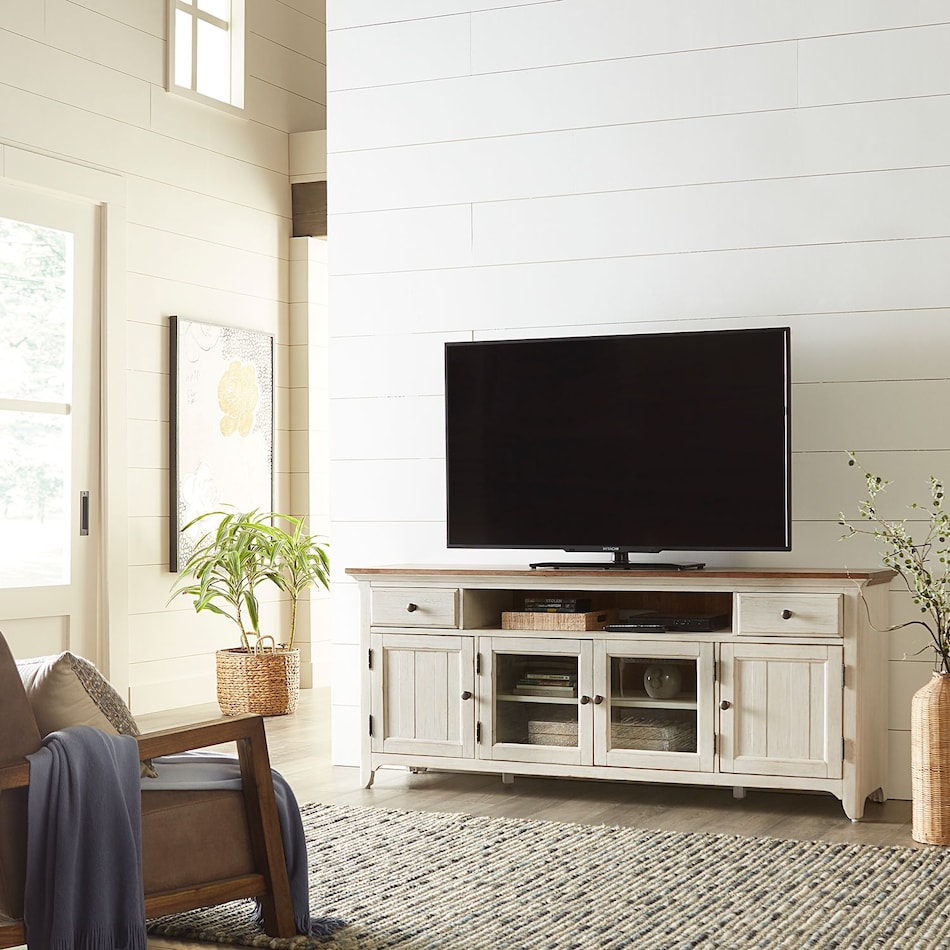 white  tv  