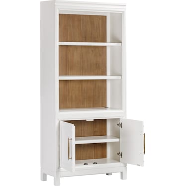 Alexander Door Bookcase White