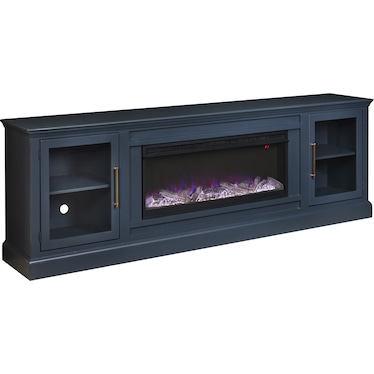 Byron Fireplace Console White