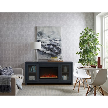 Tatum 66" Fireplace Console White