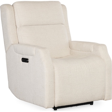 MS White Zero Gravity Power Recliner