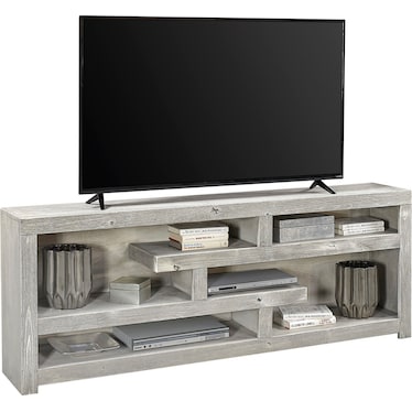 aspenhome Avery Loft Open Display/Console Limestone