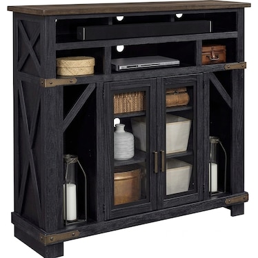65" Highboy Console w/ 2 Doors
