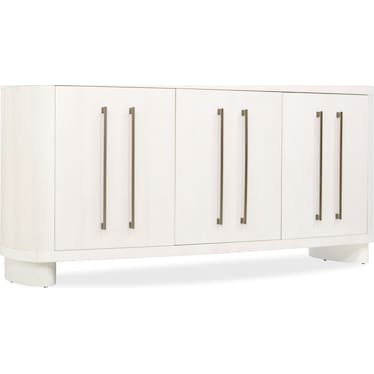 Melange White Maple Credenza
