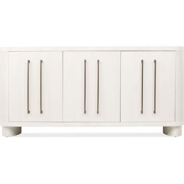Melange White Maple Credenza
